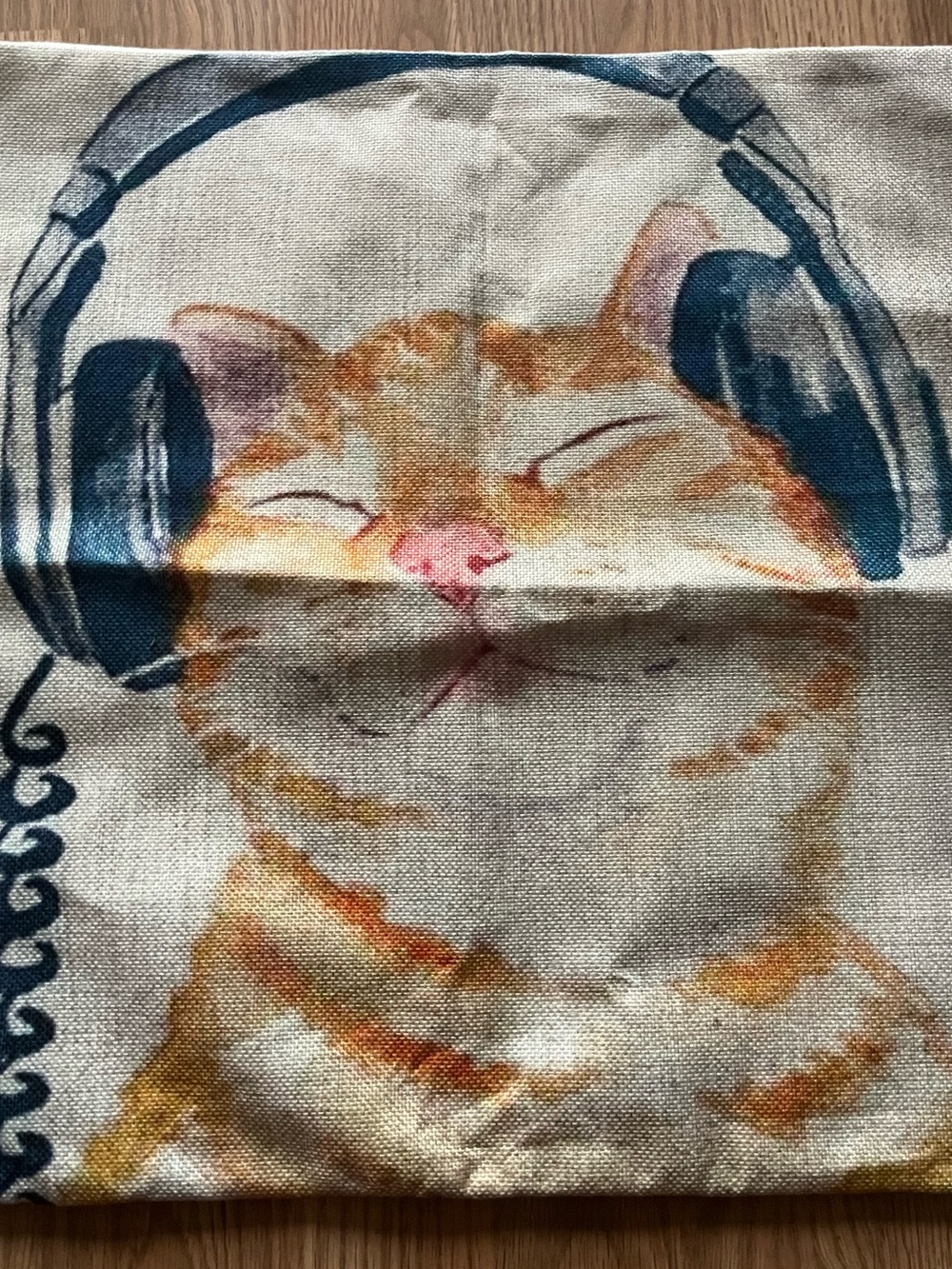🐈 🐈‍⬛ 🐈 Set of 3 - Super Cute Cat Print Accent Pillow Covers - burlap